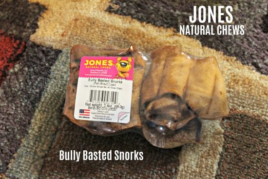 Bully Basted Snorks from Jones Natural Chews should be at all dog events, forever