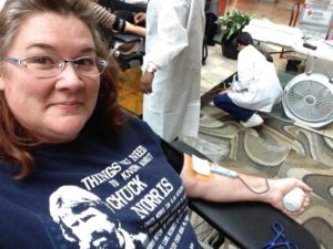 Saving lives by giving blood
